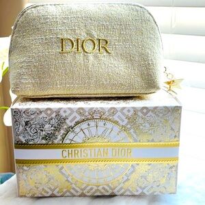 Dior Gold Cosmetic Pouch New i